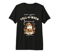 ¿Eres Falloween Jesús Cristiano Halloween Girasol Fantasma Camiseta Premium