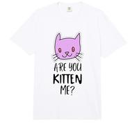¿Eres Gatito, Tengo razón? Signo de maullido, Gatito Divertido Comfort Colors Adult Heavyweight T-Shirt
