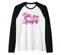 Eres INCREÍBLE, Recuerda Que Camiseta Manga Raglan