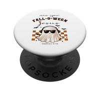 ¿Eres Jesús de Halloween, Lindo Fantasma Cristiano de Halloween, Retro? PopSockets PopGrip Adhesivo