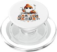¿Eres Jesús de Halloween, Lindo Fantasma Cristiano de Halloween, Retro? PopSockets PopGrip para MagSafe