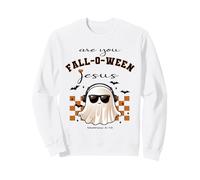 ¿Eres Jesús de Halloween, Lindo Fantasma Cristiano de Halloween, Retro? Sudadera