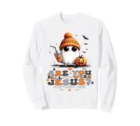 ¿Eres Jesús de Halloween, Lindo Fantasma Cristiano de Halloween, Retro? Sudadera