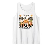 ¿Eres Jesús Fall-O-Ween? Calabazas de otoño Camiseta sin Mangas