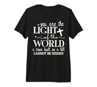 Eres la Luz del Mundo - Diseño Motivacional Camiseta Premium