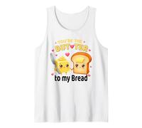 Eres la Mantequilla de mi Pan Pareja Kawaii Camiseta sin Mangas