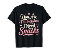 Eres La Razón Snacks Amor Divertido Parejas Camiseta