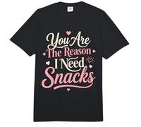 Eres La Razón Snacks Amor Divertido Parejas Comfort Colors Adult Heavyweight T-Shirt
