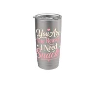 Eres La Razón Snacks Amor Divertido Parejas Vaso térmico de acero inoxidable de doble pared