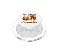 Eres Las Papas Fritas de mi Hamburguesa Linda Pareja de Comida PopSockets PopGrip para MagSafe