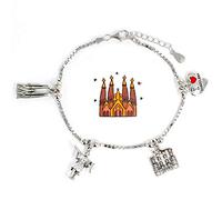 Eres lo mas mujer Pulseras Ciudades, Comunidades Autónomas y Paises Plata (Barcelona)