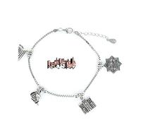 Eres lo mas mujer Pulseras Ciudades, Comunidades Autónomas y Paises Plata (Granada)