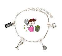 Eres lo mas mujer Pulseras Deportes, Aficiones, Fiestas, Plata (Padel)