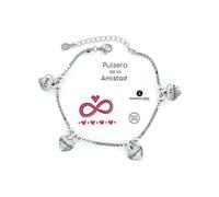 Eres lo mas mujer Pulseras Familia, Amistad, Sentimientos Plata (Amistad)