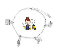 Eres lo mas mujer Pulseras Profesiones Plata (Cartera)