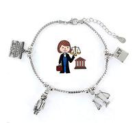 Eres lo mas mujer Pulseras Profesiones Plata (Justicia, Abogada, Procuradora, Jueza)