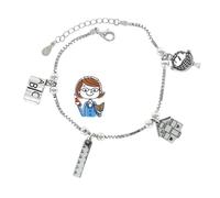 Eres lo mas mujer Pulseras Profesiones Plata (Profesora)