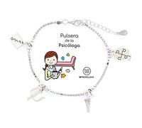 Eres lo mas mujer Pulseras Profesiones Plata (Psicóloga)