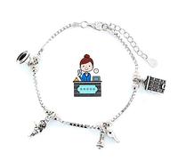 Eres lo mas mujer Pulseras Profesiones Plata (Recepcionista)