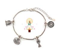 Eres lo mas mujer Pulseras Religiosas y Solidarias Plata (Virgen del Pilar)
