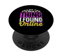 Eres Lo Mejor Que Encontré En Internet Pun Citas En Línea PopSockets PopGrip Adhesivo