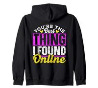 Eres Lo Mejor Que Encontré En Internet Pun Citas En Línea Sudadera con Capucha