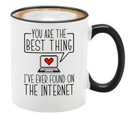 Eres Lo Mejor Que He Encontrado En Internet. Tazas De Cerámica Duradero Taza Microondas Tazas De Desayuno Para Oficina Espresso Leche 330Ml