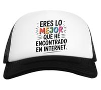 Eres Lo Mejor Que He Encontrado En Internet Vidrio Cerveza Taza Gorra De Béisbol Unisex Blanca Negra White Black Baseball Cap