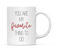 Eres Mi Cosa Favorita Para Hacer Tazas De Cerámica Único Tazas De Desayuno Elegante Taza De Café Para Hogar Oficina Espresso 330Ml