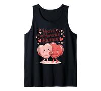 Eres mi Humano Favorito, Abrazando Corazones, me Encanta el día de San Valentín Camiseta sin Mangas