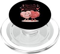 Eres mi Humano Favorito, Abrazando Corazones, me Encanta el día de San Valentín PopSockets PopGrip para MagSafe
