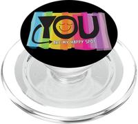 Eres mi Lugar Feliz Diseño de Vibraciones positivas alegres PopSockets PopGrip para MagSafe