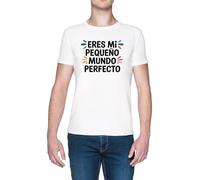 Eres Mi Pequeño Mundo Blanca Hombre Camiseta White Men's T-Shirt tee