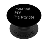 Eres mi Persona Sarcástico Diciendo como Sarcasmo Divertido PopSockets PopGrip Adhesivo