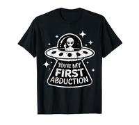 Eres mi Primer secuestro, un ovni alienígena, coqueto diseño romántico Camiseta