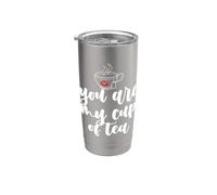 Eres mi tipo Frase Dulce Romántica con Humor Vaso térmico de acero inoxidable de doble pared