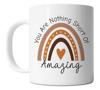 Eres Nada Menos Que Increíble - Arcoíris Reflexivo E Inspirador Tazas Con Asa Taza De Café Cerámica Taza Para Café Hogar Té 330Ml