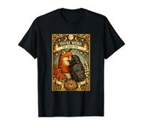 Eres Raro, te mantendré Fox Raven Gothic Celestial Love Camiseta gráfica económica