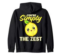 Eres Simply The Zest Kawaii Lemon, Lindo Juego de Palabras Sudadera con Capucha