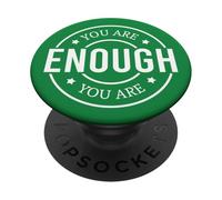 Eres Suficiente Dios Cristiano Hombres Mujeres Cristianos PopSockets PopGrip Adhesivo