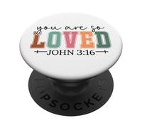 Eres Tan Amado Cristianos Cristianos y Mujeres Cristianos PopSockets PopGrip Adhesivo