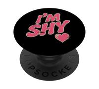 ¿Eres tímido Citas de Texto Divertidas Gente tímida Divertida Hola Soy tímido PopSockets PopGrip Adhesivo