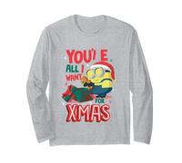 Eres Todo lo Que Quiero para la diversión Festiva de Navidad Manga Larga