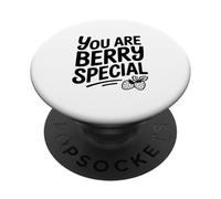 Eres un Amante Especial de Las Fresas de Berry PopSockets PopGrip Adhesivo