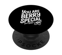 Eres un Amante Especial de Las Fresas de Berry PopSockets PopGrip Adhesivo