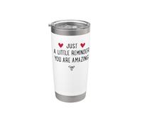 Eres un increíble regalo de motivación e inspiración Vaso térmico de acero inoxidable de doble pared