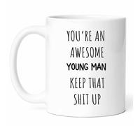 Eres Un Joven Increíble Mug Elegante Tazas De Cerámica Chic Taza De Café Para Oficina Cappuccino Leche Bebidas Frías Y Calientes 330Ml