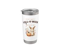¿Eres un lindo conejito de Halloween, Jesús, cristiano, de Halloween? Vaso térmico de acero inoxidable de doble pared