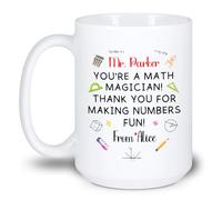Eres Un Mago De Las Matemáticas Tazas Té Novedad Tazas De Regalo Graciosa Tazón Regalos Divertidos Para Navidad Novios Amigos 330ml