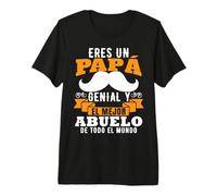 Eres Un Papá Genial Y El Mejor Abuelo De Todo El Mundo Camiseta Premium